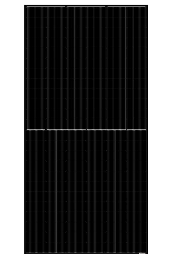 Solarmi solární panel Amerisolar Mono 575 Wp černý 144 článků, N-Type TOPCon AS-7M144N-BHC-575