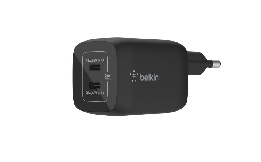Belkin nabíječka 65W 2x USB-C WCH013VFBK