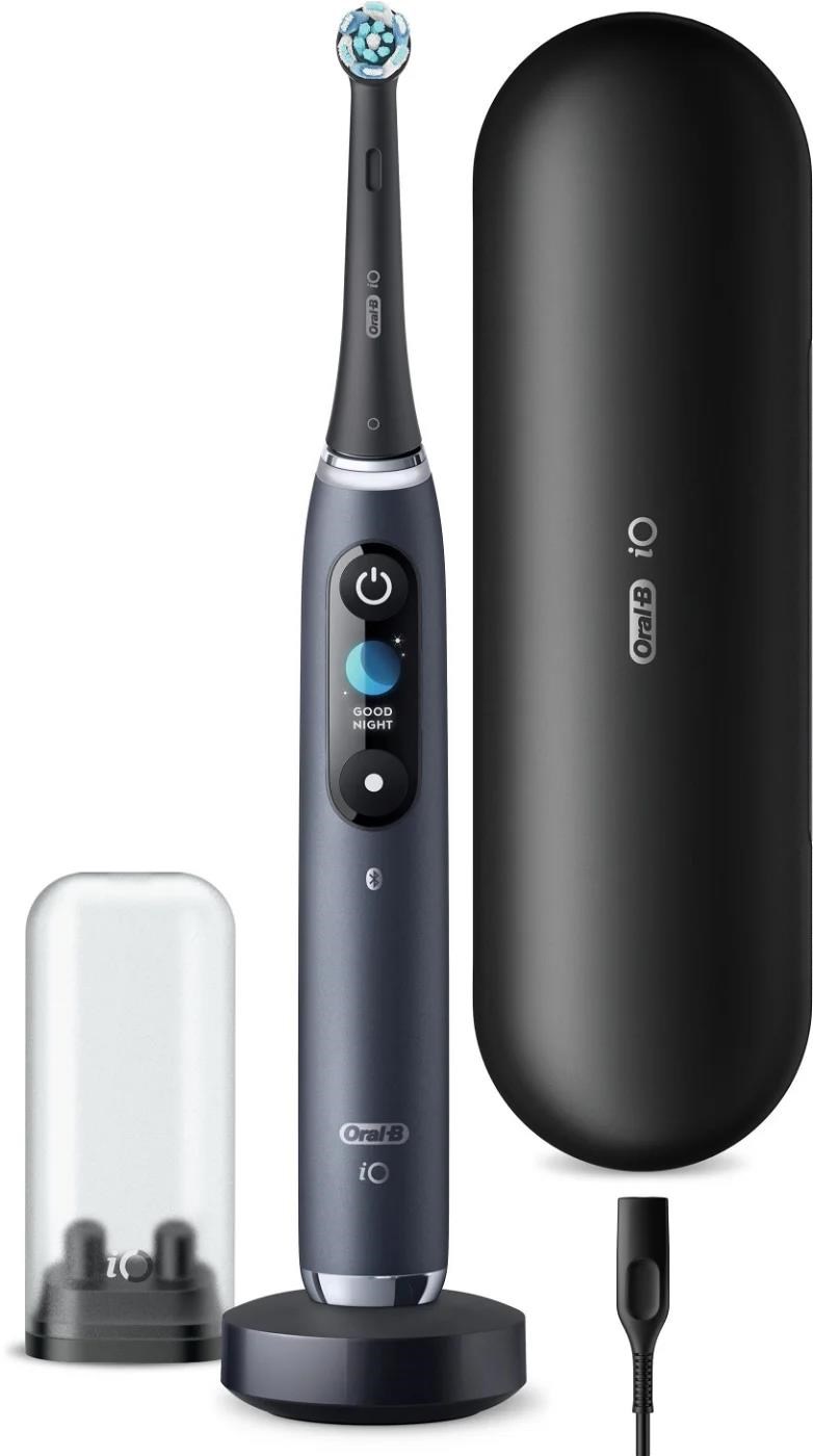 Braun Oral-B iO Series 9 Black Onyx elektrický zubní kartáček, magnetický, senzor tlaku, 7 režimů, OLED displej, AI, černý 4210201449485