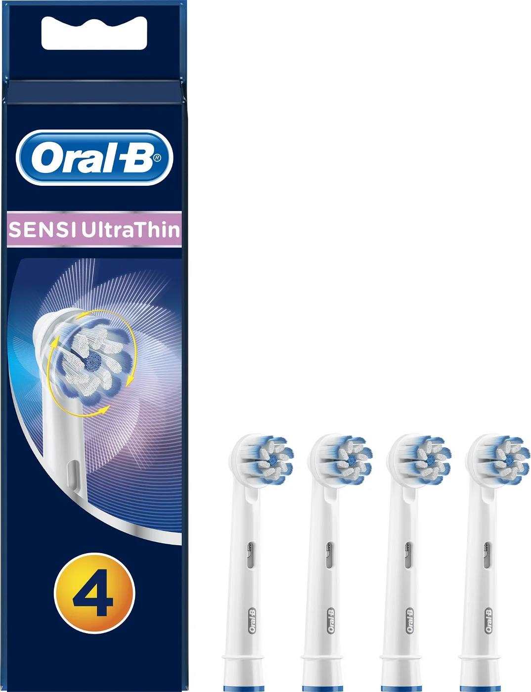 Braun Oral-B Sensitive náhradní hlavice, 4 kusy, bílé 4210201176688