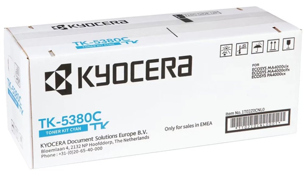Kyocera toner TK-5380C cyan, na 10 000 A4 stran, pro PA4000cx, MA4000cix/cifx