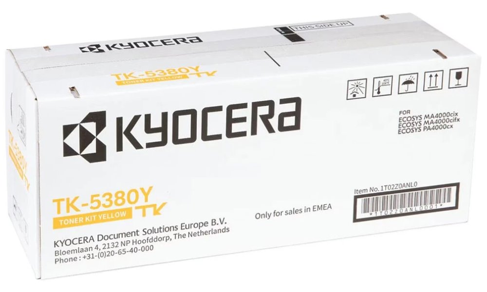 Kyocera toner TK-5380Y yellow, na 10 000 A4 stran, pro PA4000cx, MA4000cix/cifx