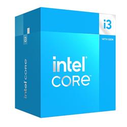 Intel Core i3-14100, Raptor Lake R, LGA1700, max. 4,7GHz, 4P+0E/8T, 12MB, 60W TDP, VGA, BOX BX8071514100