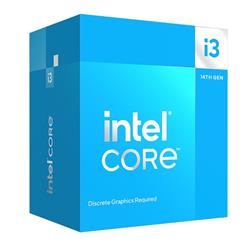 Intel Core i3-14100F, Raptor Lake R, LGA1700, max. 4,7GHz, 4P+0E/8T, 12MB, 58W TDP, bez VGA, BOX BX8071514100F