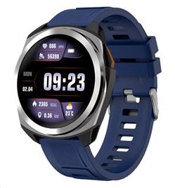 Canyon smart hodinky Maverick SW-83 Silver, 1,32'' IPS displej, GPS, 128 multi-sport, IP68, Android/iOS CNS-SW83SS