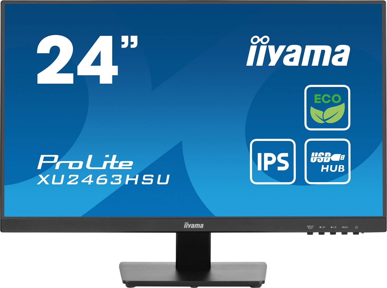 Iiyama 24" XU2463HSU-B1, IPS,FHD,HDMI,DP