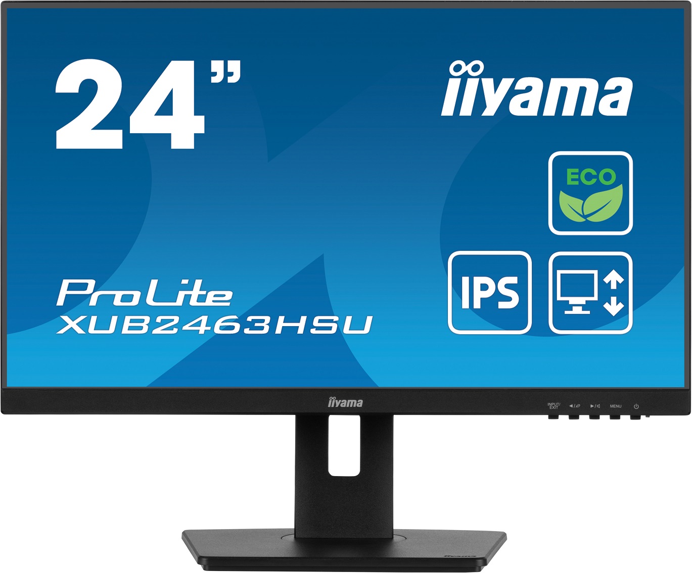 Iiyama 24" XUB2463HSU-B1, IPS,FHD,HDMI,DP,HAS