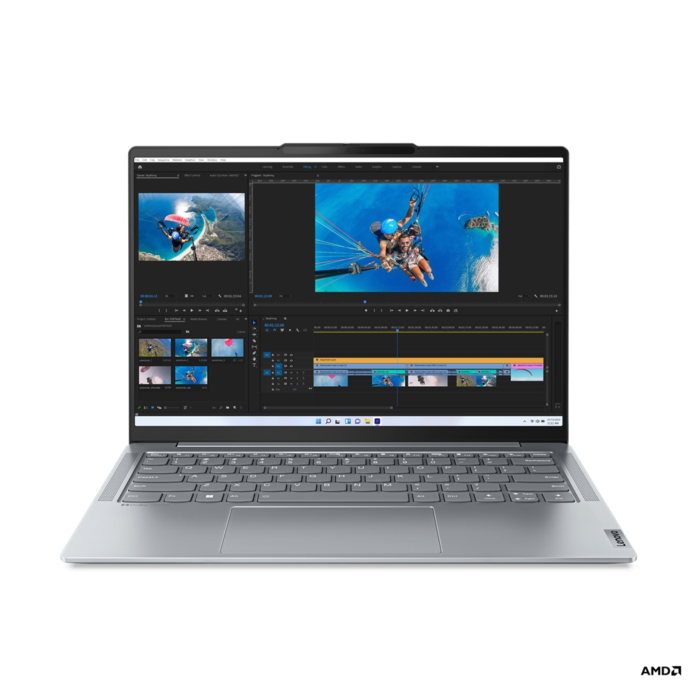 Lenovo Yoga 6 Slim 14APU8, R5-7540U/14"/FHD/16GB/512GB SSD/AMD int/bez OS/Gray/3R 82X3003UCK