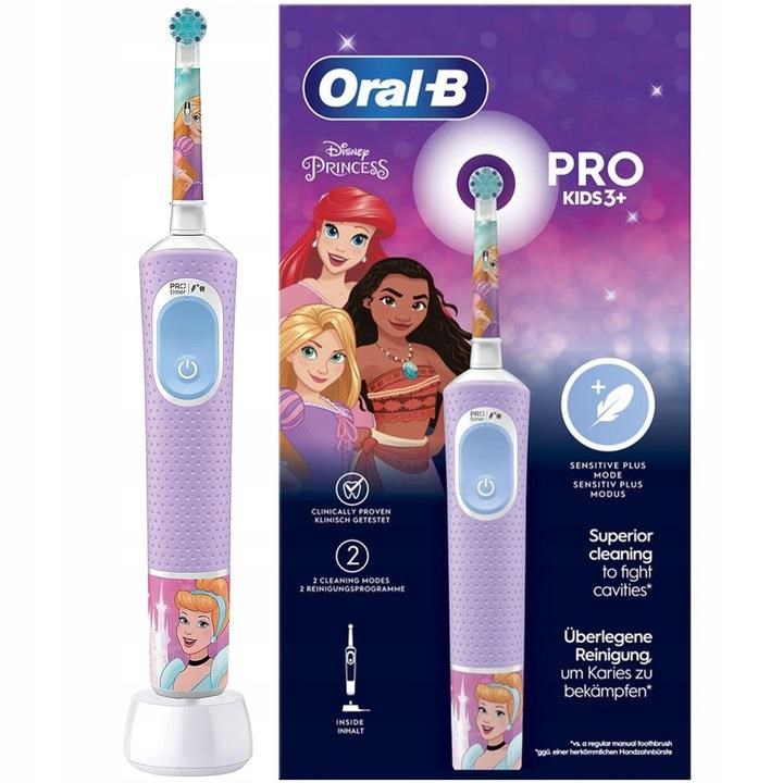 Braun Oral-B Vitality Pro 103 Kids Princess elektrický zubní kartáček, oscilační, 2 režimy, časovač 8006540772669