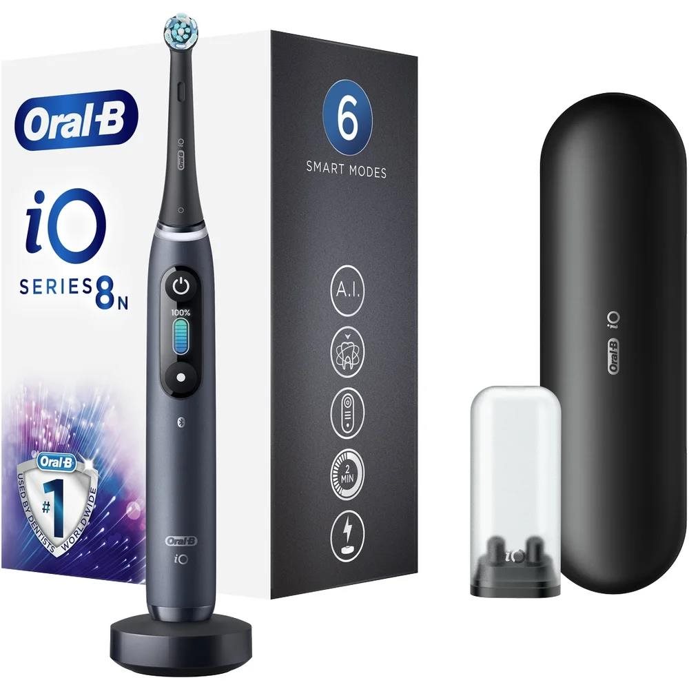 Braun Oral-B iO Series 8 Black Onyx, magnetický, 6 režimů, časovač, tlakový senzor, pouzdro, černý 4210201363095