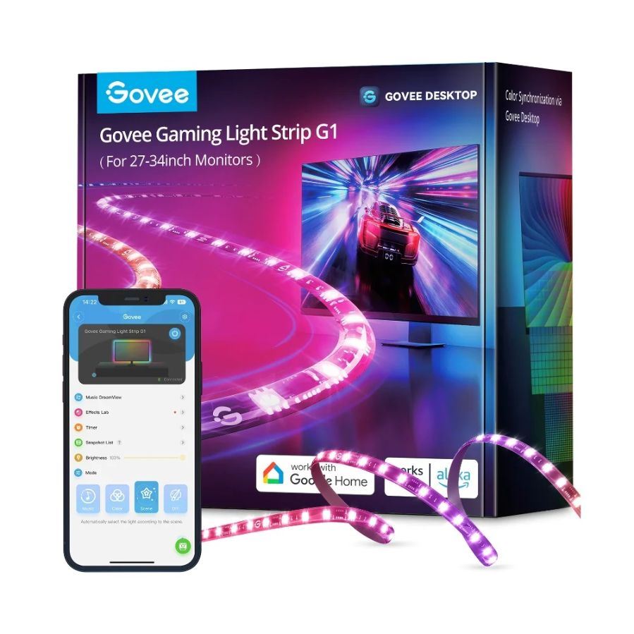 Govee Dreamview G1 Smart LED podsvícení monitoru 27-34 H6609312