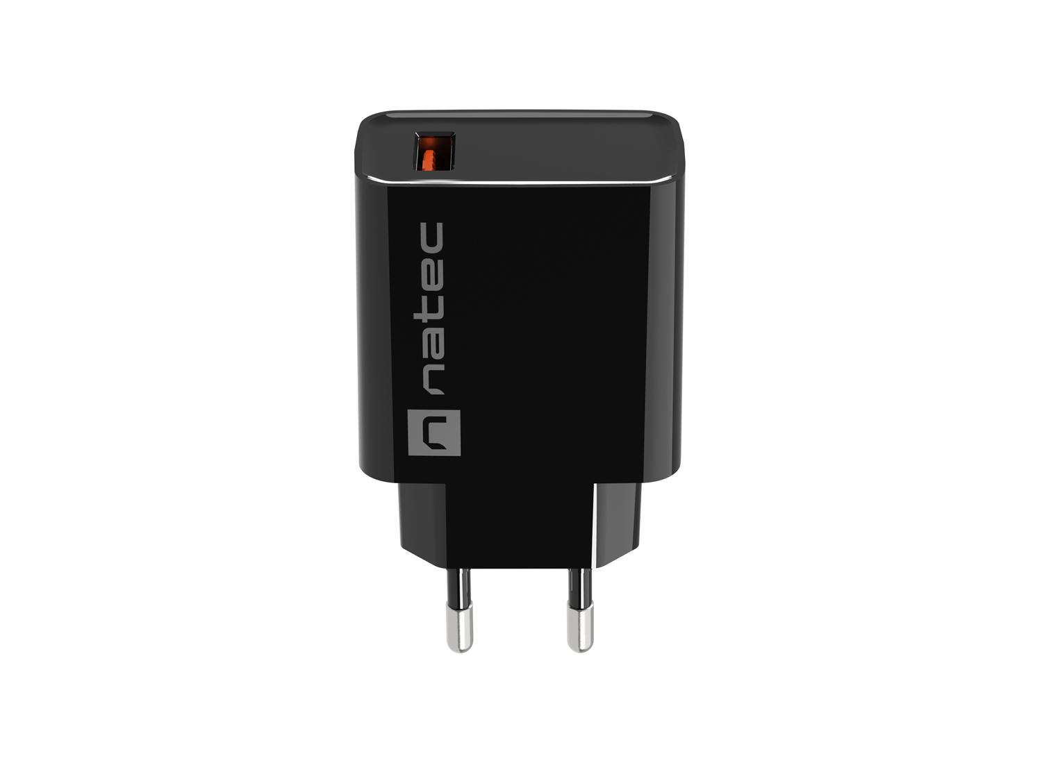 Natec USB Charger Ribera USB-A 18W black NUC-2058