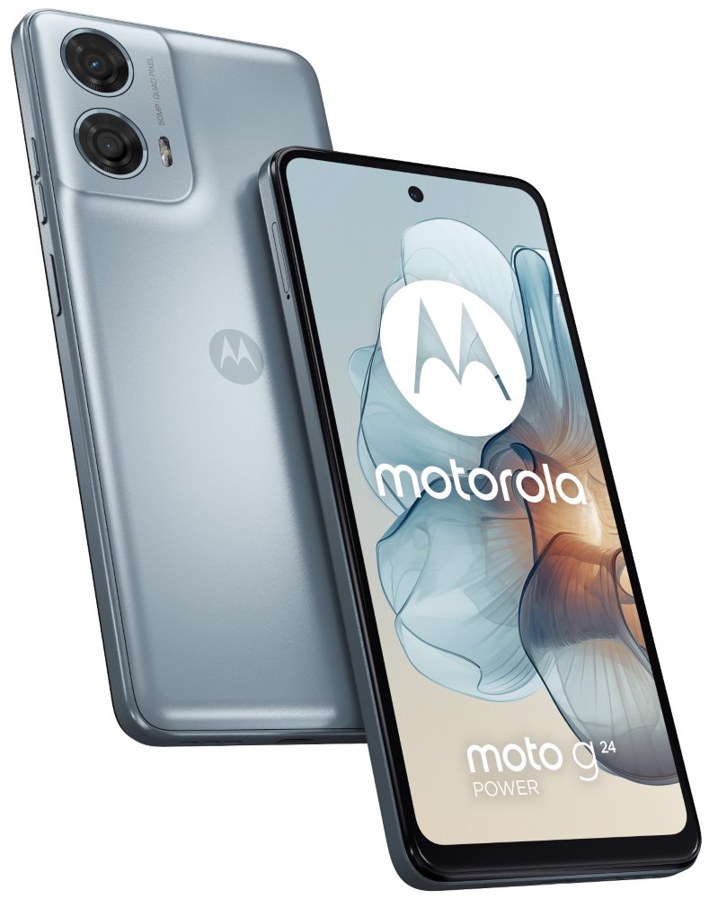 Motorola Moto G24 Power - Glacier Blue 6,56"/ dual SIM/ 8GB/ 256GB/ LTE/ Android 14 PB1E0001PL