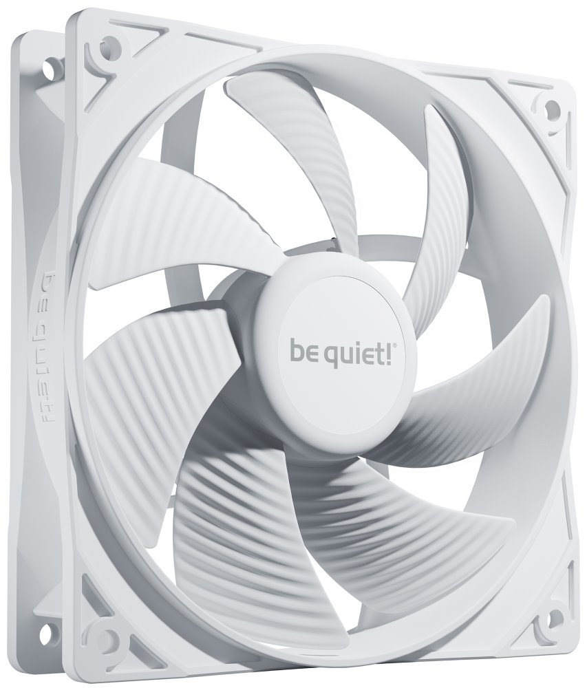 Be quiet! ventilátor Pure Wings 3, 120mm, PWM, 4-pin, 25,5dBA, bílý BL110