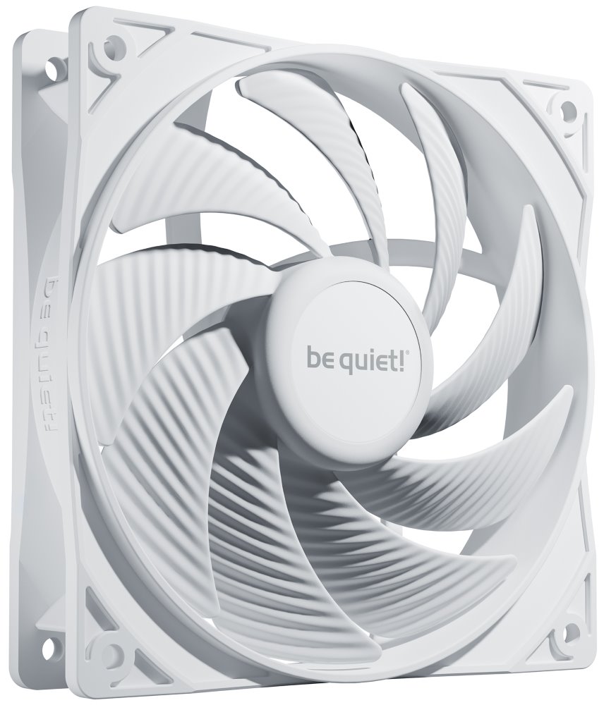 Be quiet! ventilátor Pure Wings 3, 120mm, PWM, high-speed, 4-pin, 30,9dBA, bílý BL111