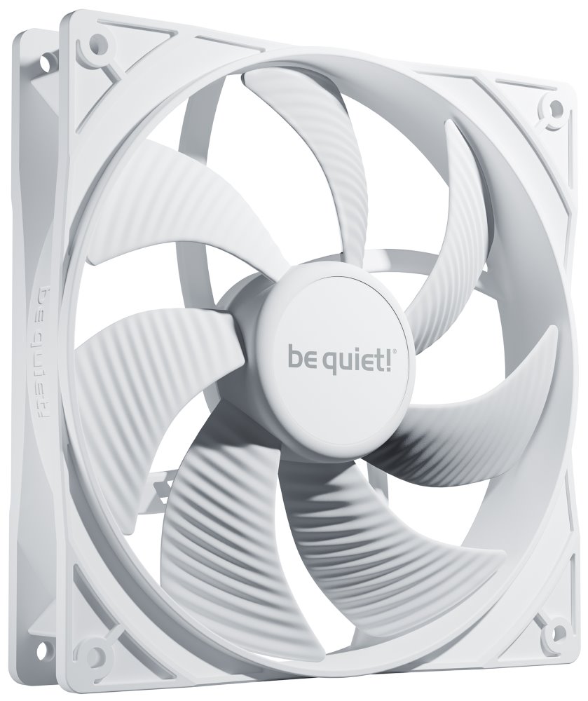 Be quiet! ventilátor Pure Wings 3, 140mm, PWM, 4-pin, 21,9dBA, bílý BL112