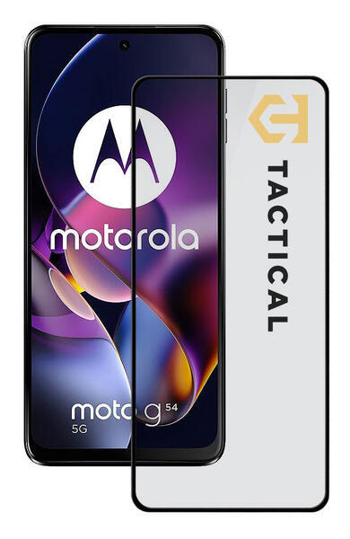 Tactical Glass Shield 5D sklo pro Motorola G54 5G/Power Edition Black 8596311234521
