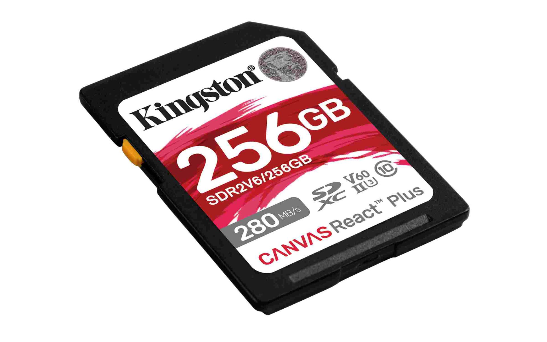 Kingston 256GB SDXC UHS-II U3 V60, 280R/150W SDR2V6/256GB