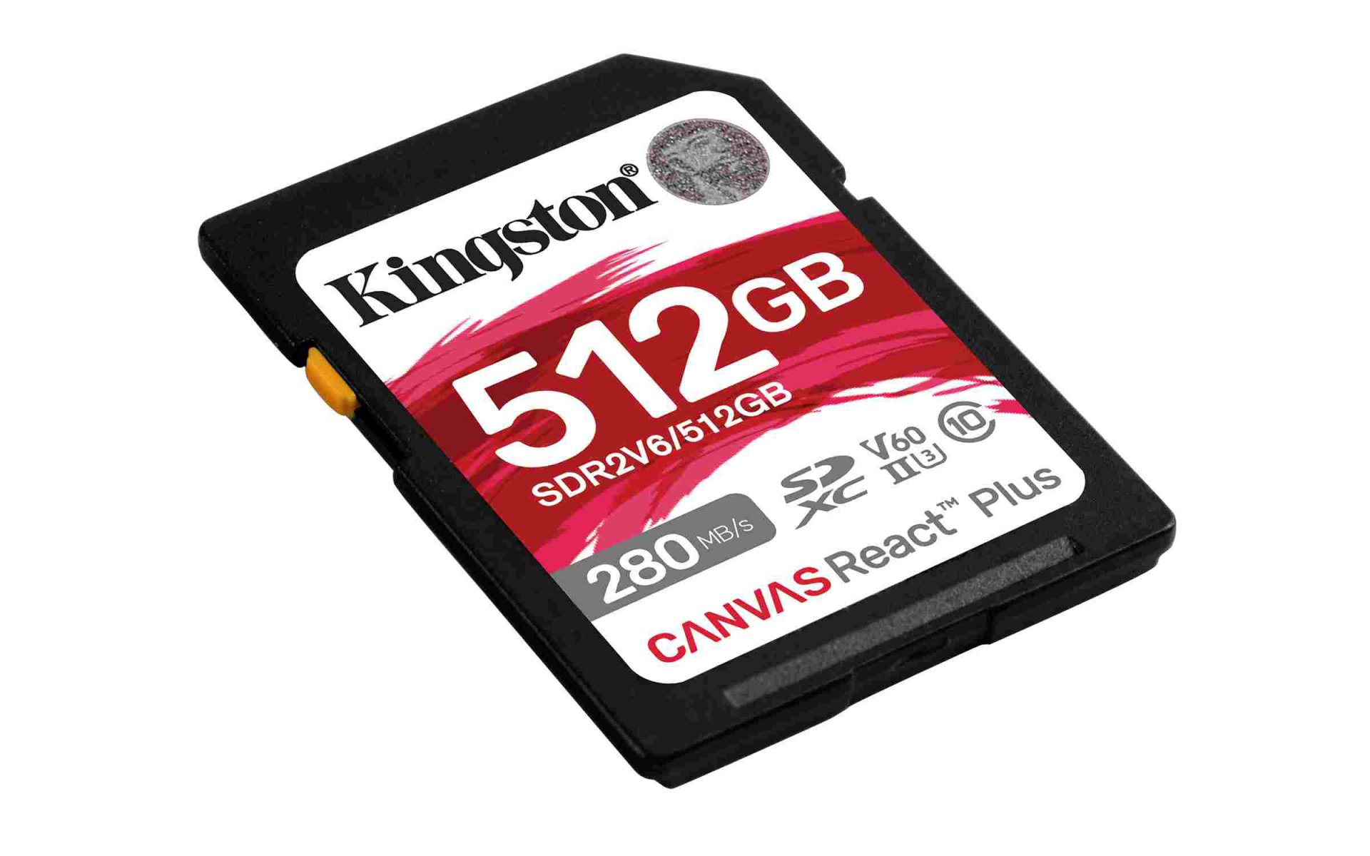 Kingston 512GB SDXC UHS-II U3 V60, 280R/150W SDR2V6/512GB