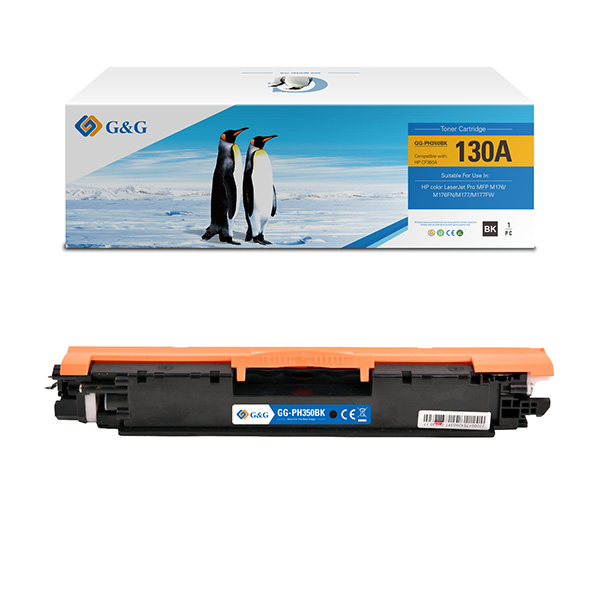 G&G kompatibilní toner s HP CF350A, NT-PH350BK, HP 130A, black, 1300str.