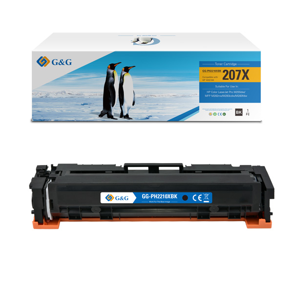 G&G kompatibilní toner s HP W2210X, NT-PH2210XBK, HP 207X, black, 3150str., high capacity