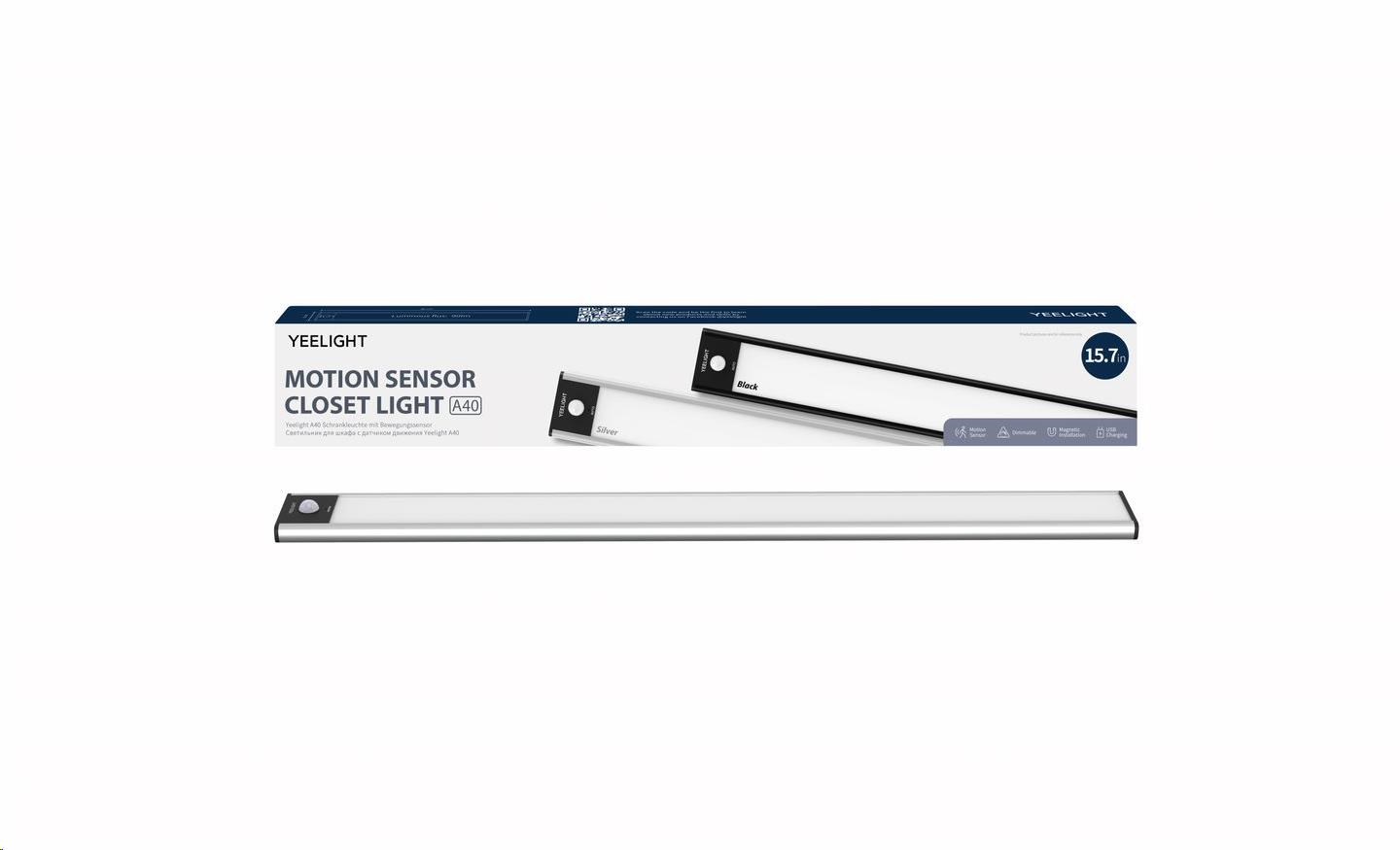 Yeelight Motion Sensor Closet Light A40-silver, 2700K (teplá bílá) Y00483