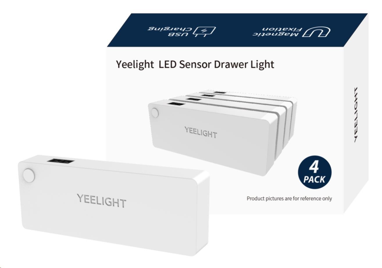 Yeelight LED Sensor Drawer Light 4-pack Y00168