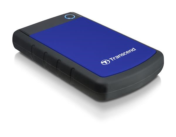 Transcend 4TB StoreJet 25H3 USB 3.0 2.5 Rubber Case Anti-Shock Blue TS4TSJ25H3B