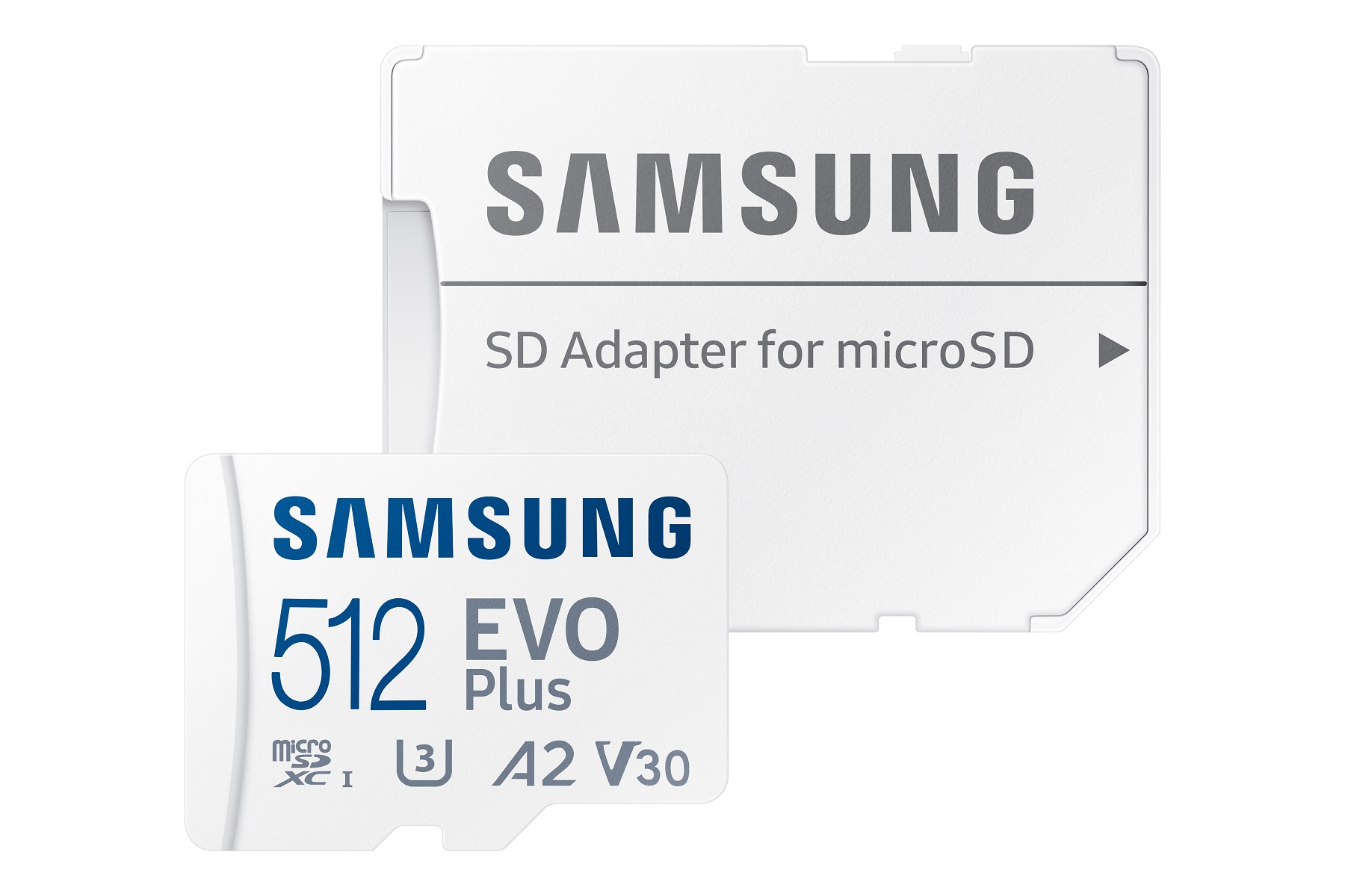Samsung EVO Plus/micro SDXC/512GB, UHS-I U3/ Class 10/+ Adaptér/Bílá MB-MC512SA/EU