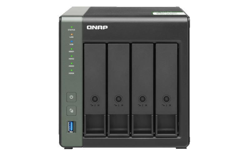 QNAP TS-431KX-2G (4core 1,7GHz/2GB RAM/4x SATA /2x GbE /1x 10GbE SFP+ /3x USB 3.2 Gen1 )