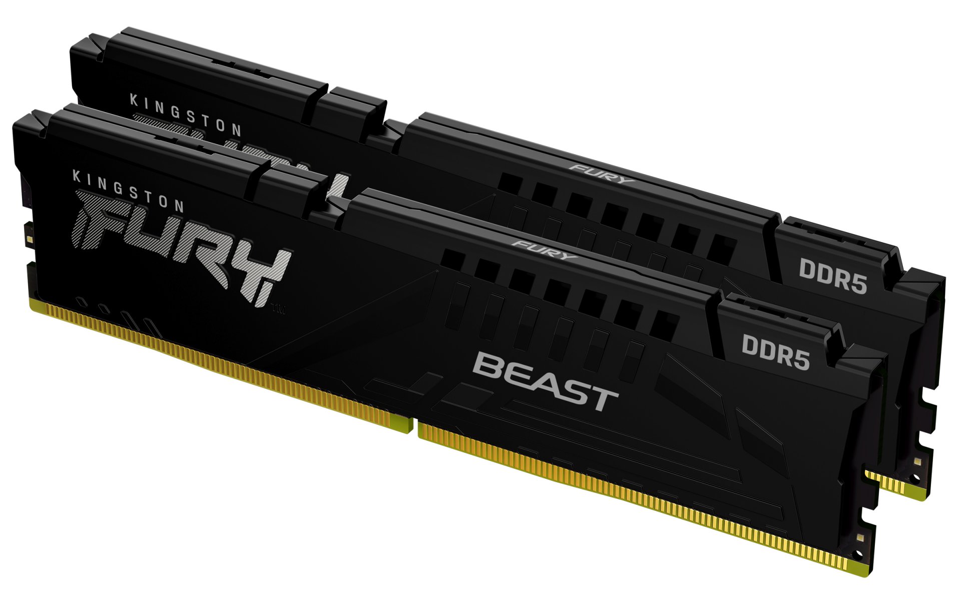 Kingston FURY Beast Black XMP 64GB DDR5 6400MT/s, CL32, DIMM, Kit 2x 32GB KF564C32BBK2-64