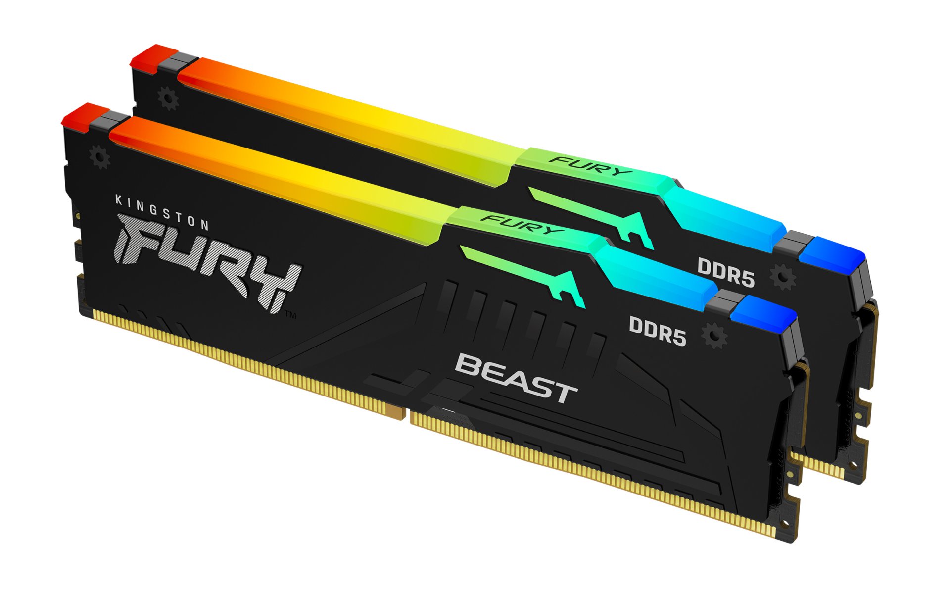 Kingston FURY Beast Black RGB EXPO 64GB DDR5 6000MT/s, CL30, DIMM, Kit 2x 32GB KF560C30BBEAK2-64