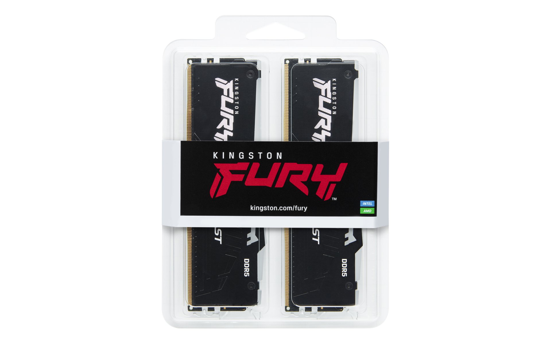 Kingston FURY Beast Black RGB EXPO 64GB DDR5 6400MT/s, CL32, DIMM, Kit 2x 32GB KF564C32BBEAK2-64