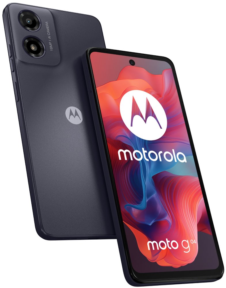 Motorola Moto G04 - Concord Black 6,56"/ dual SIM/ 4GB/ 64GB/ LTE/ Android 14 PB130004PL