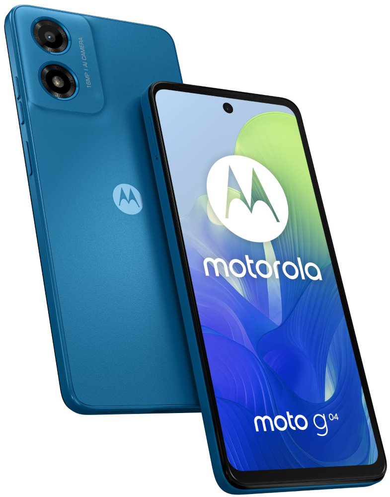 Motorola Moto G04 - Satin Blue 6,56"/ dual SIM/ 4GB/ 64GB/ LTE/ Android 14 PB130023PL