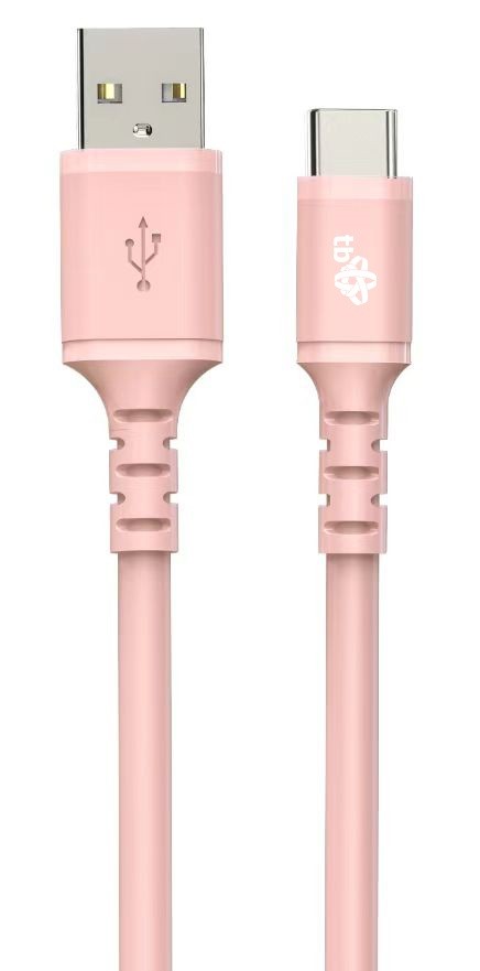 TB Touch USB-A-USB-C, růžový 1m AKTBXKUCMISI10P