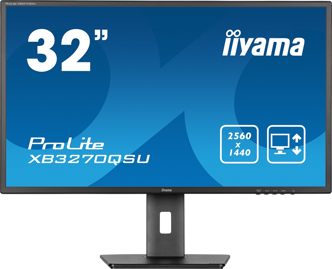 Iiyama 32" XB3270QSU-B1, IPS,QHD,DP,HAS