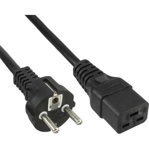 Premiumcord Kabel síťový k počítači 230V 16A 1,5m IEC 320 C19 konektor KPSPA015