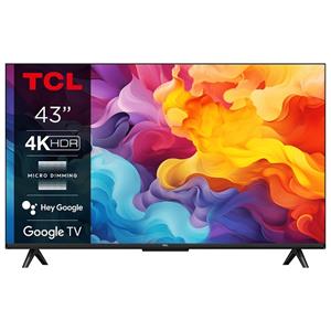 TCL 43V6B, SMART TV 43" LED/4K UHD/Direct LED/3xHDMI/USB/LAN/GoogleTV