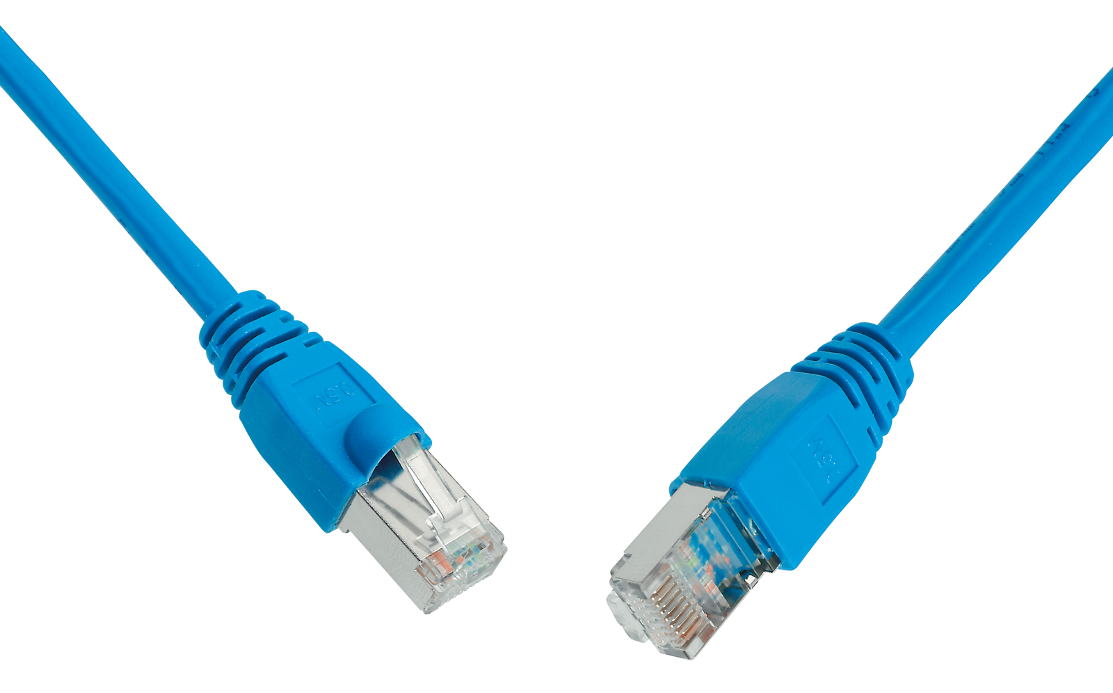 Solarix patch kabel CAT6 UTP PVC 1m, modrý snag-proof 28630109
