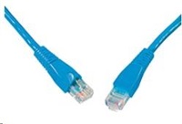 Solarix patch kabel CAT6 UTP PVC 10m, modrý 28631009