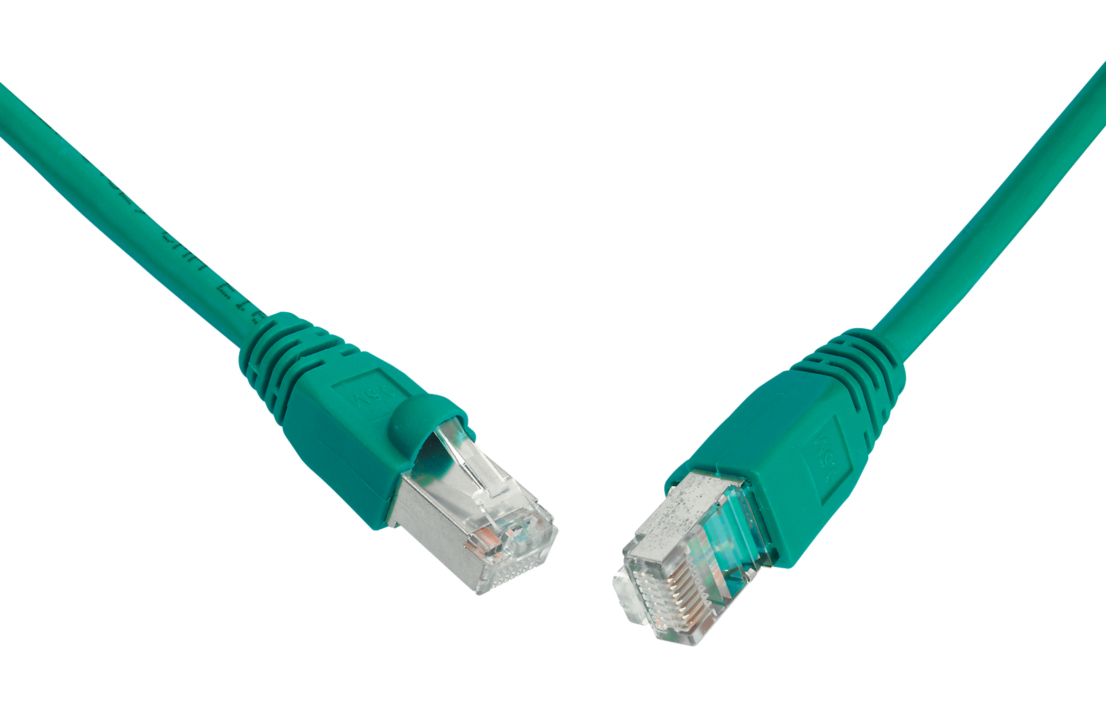 Solarix patch kabel CAT6 UTP PVC 1m, zelený snag-proof 28650109