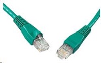 Solarix patch kabel CAT6 UTP PVC 3m, zelený snag-proof 28650309