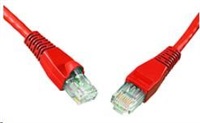 Solarix patch kabel CAT6 UTP PVC 10m, červený 28661009