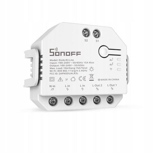 SONOFF (DUAL R3 LITE) Smart Switch, smart integrovaný spínač, WiFi switch. eWeLink DUALR3 LITE