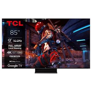 TCL 85C745, SMART TV 85" QLED/4K UHD/Full Array LED/144Hz/4xHDMI/USB/LAN/Google TV