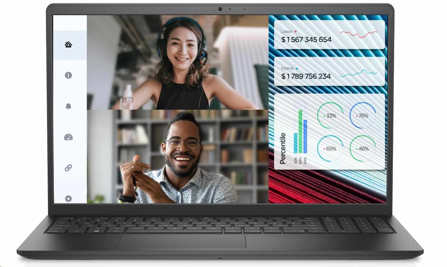 Dell Vostro 3520, i5-1235U/15,6"/FHD/16GB/1TB SSD/Iris Xe/W11P/Black/3RNBD V31NF