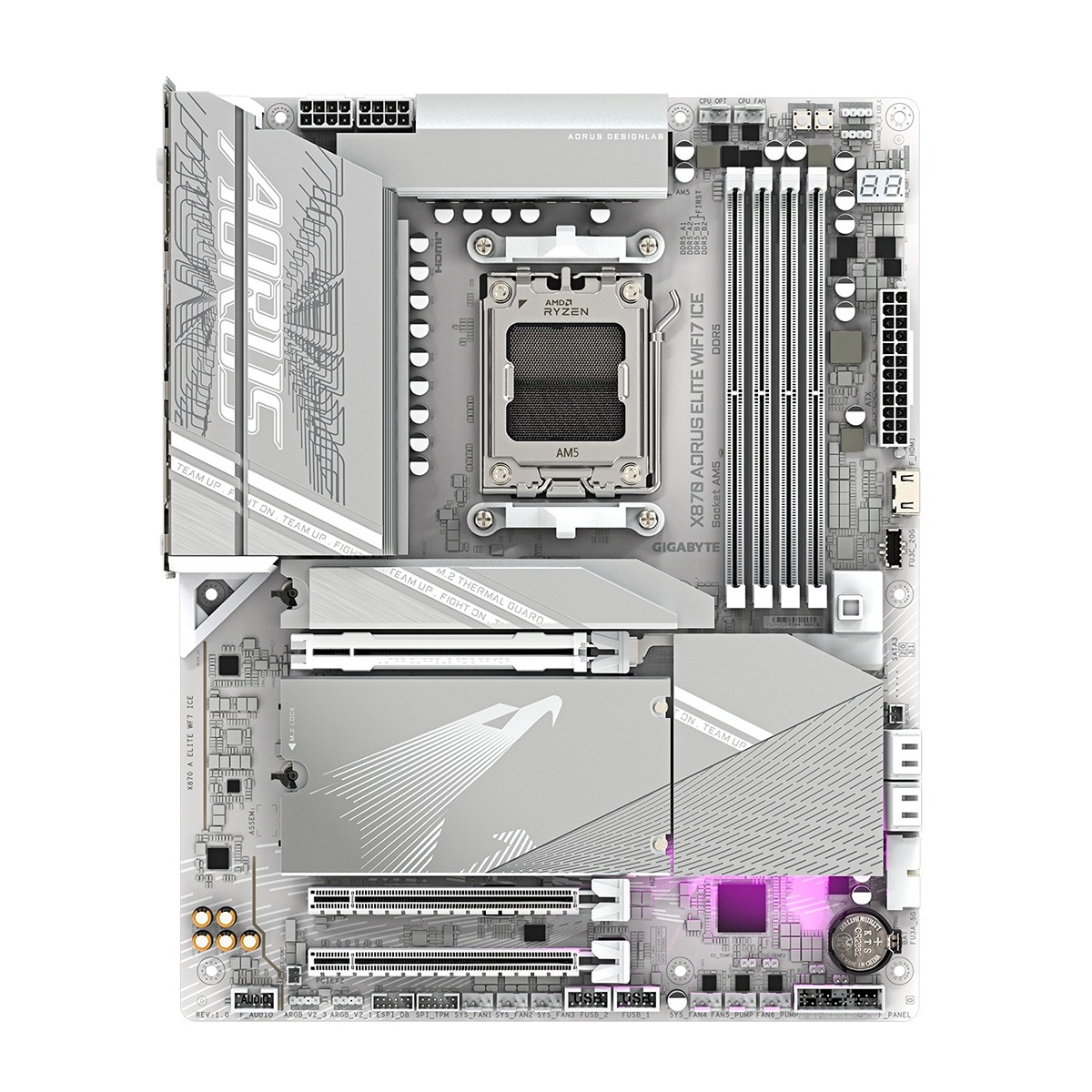 Gigabyte X870 AORUS ELITE WIFI7 ICE, AM5/ATX X870 A ELITE WF7 ICE