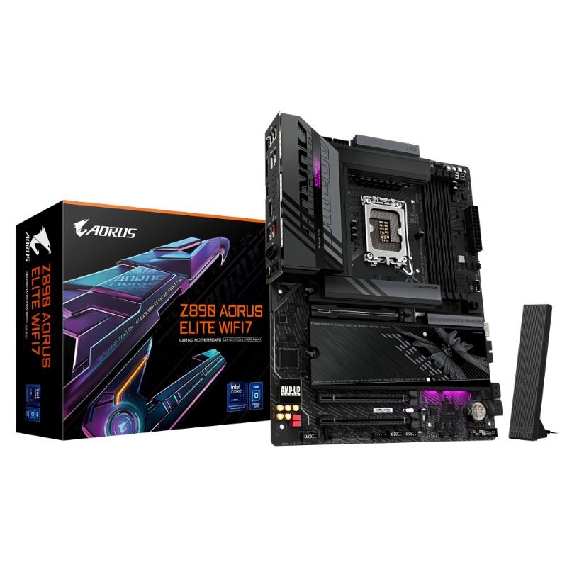 Gigabyte Z890 A ELITE WIFI7, Intel Z890, 4xDDR5, 1xDP, 1xHDMI, 1xThunderbolt, WiFi