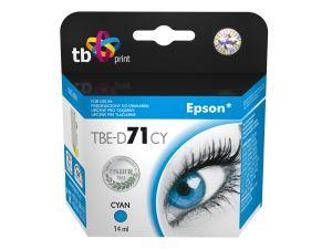 TB kompatibilní s Epson T0712 - Cyan TBE-D71CY